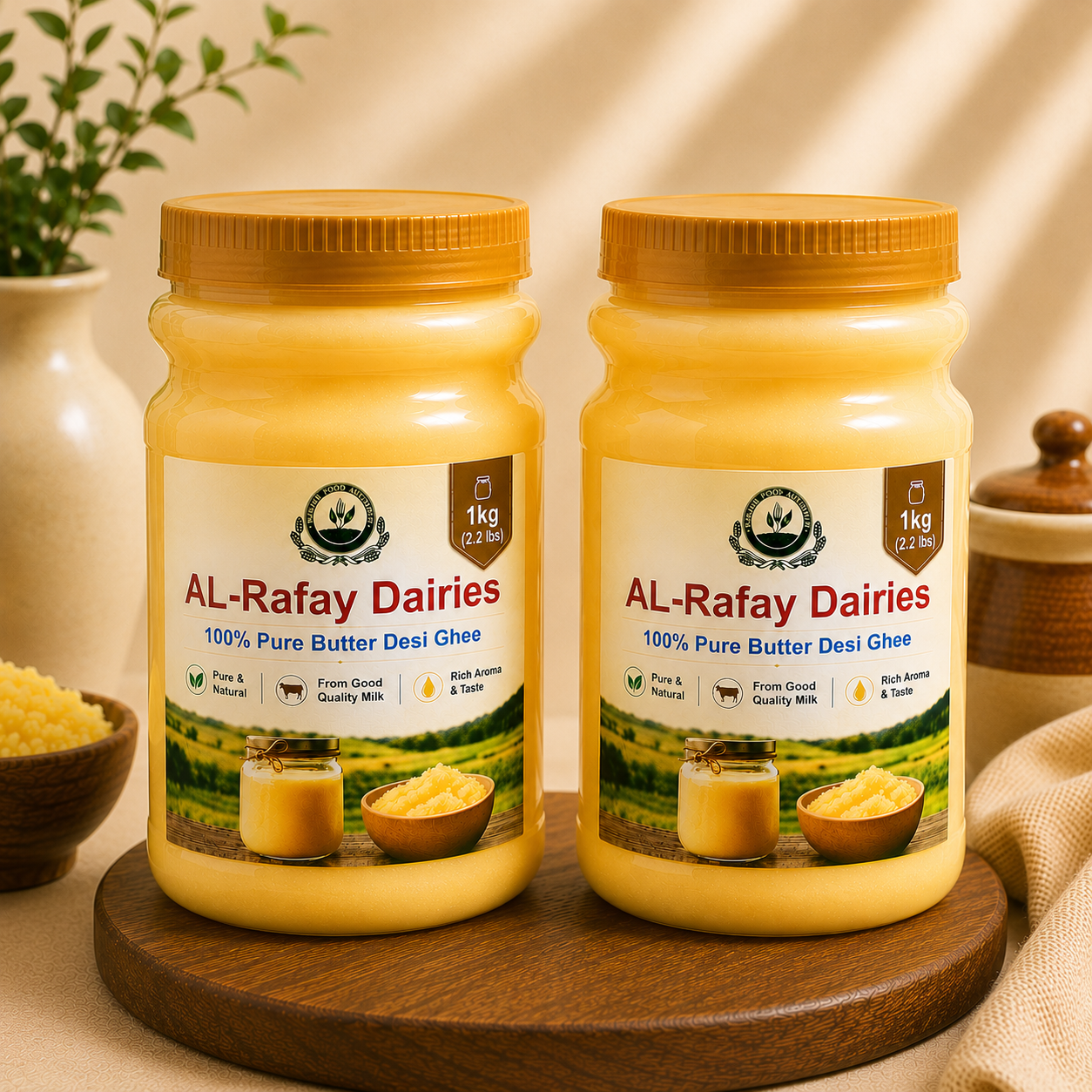 Pure Desi Ghee – 2kg | 100% Pure Butter Ghee