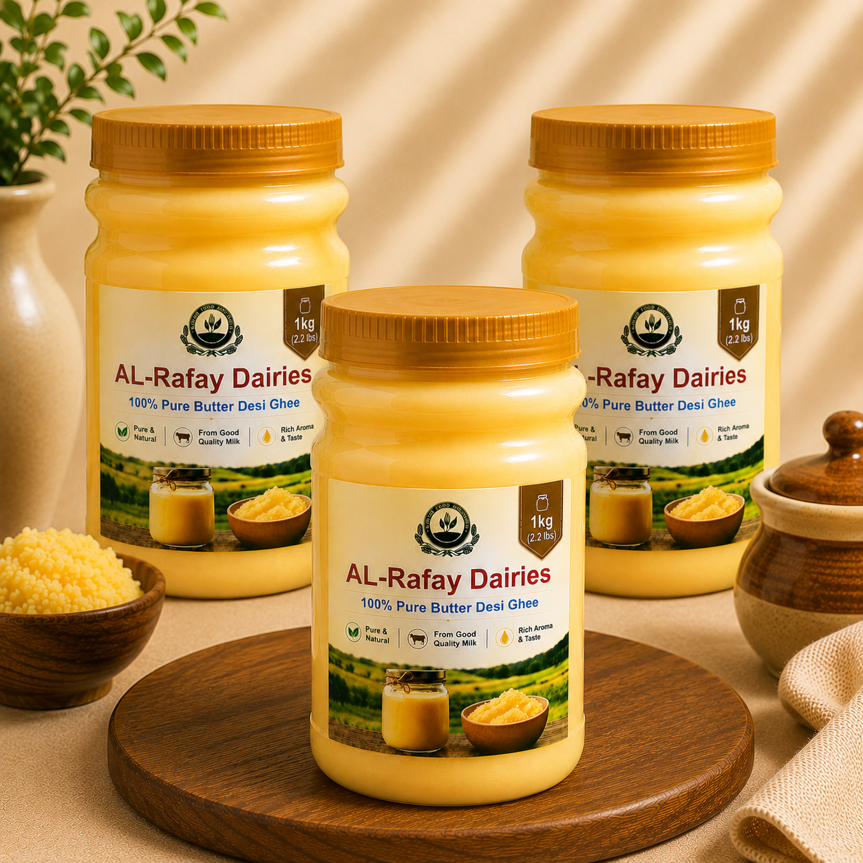 Pure Desi Ghee – 3kg | 100% Pure Butter Ghee