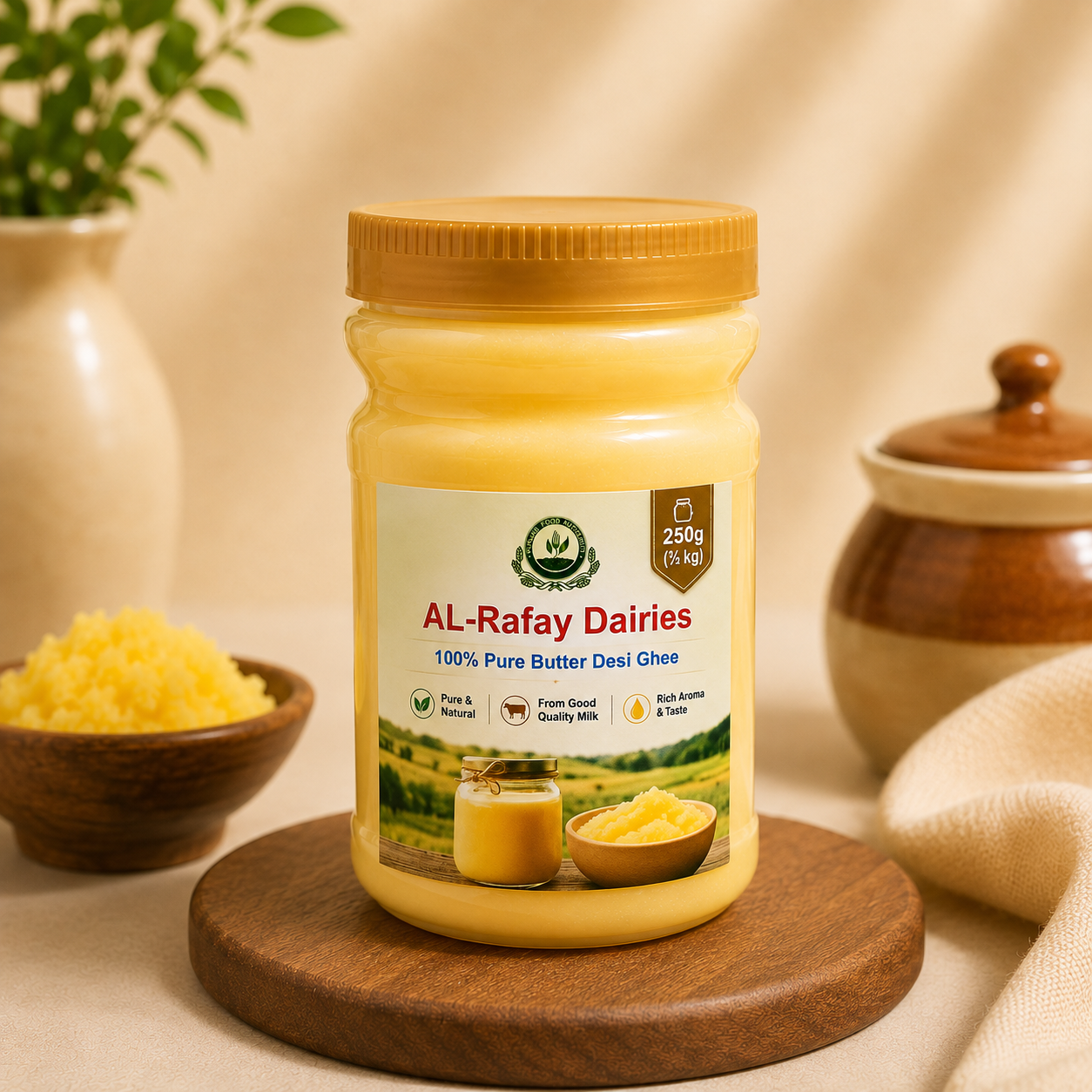 Pure Desi Ghee – 250g | 100% Pure Butter Ghee