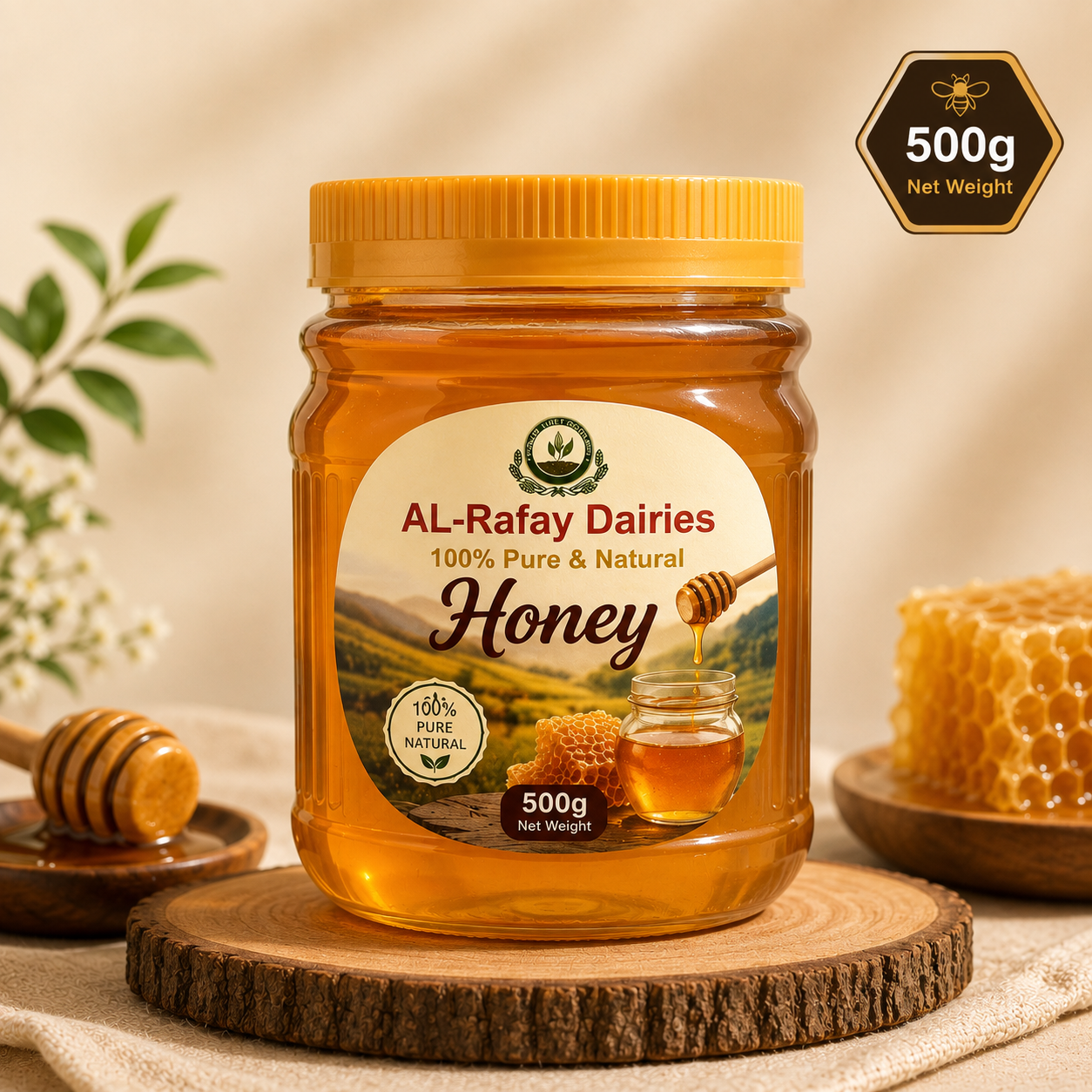 Pure Small Bee Honey – 500g | 100% Natural & Raw Honey